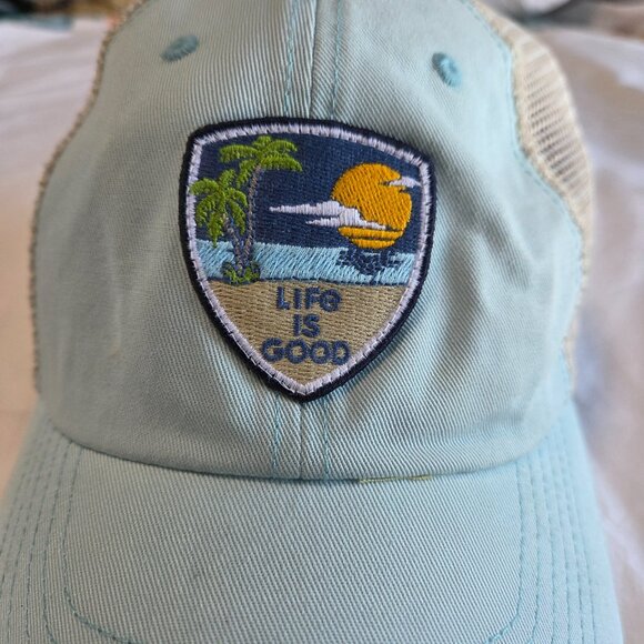 LIFE IS GOOD Embroidered Logo Hat - Picture 2 of 8